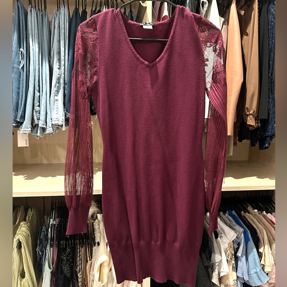 Venus Lace Sleeve Dress